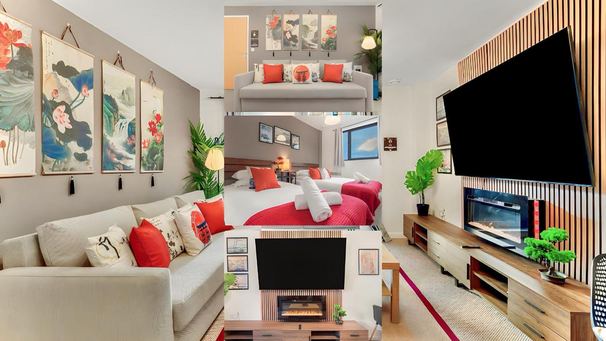 Japanese Suite 2Bed 2Bath, Free Park, Netfix, 75 Inch Tv, Games - City Centre- Maihom Birmingham Eksteriør bilde