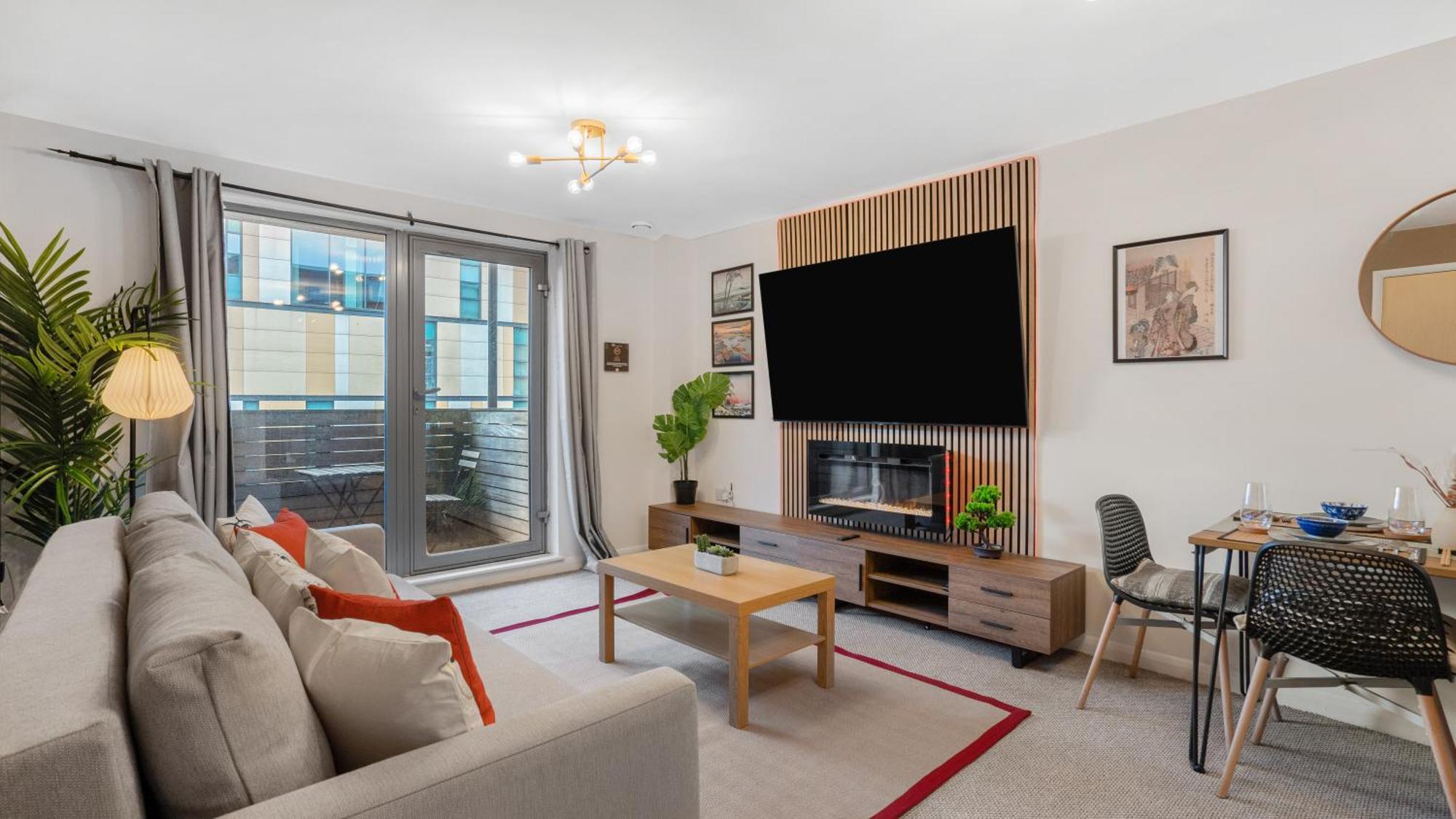 Japanese Suite 2Bed 2Bath, Free Park, Netfix, 75 Inch Tv, Games - City Centre- Maihom Birmingham Eksteriør bilde